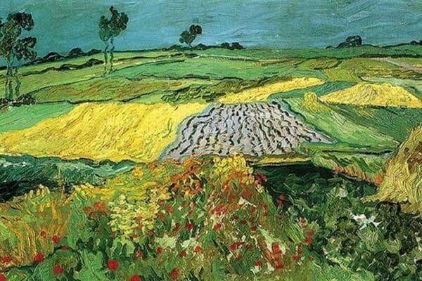 The Plains at Auvers by Vincent van Gogh - Art Print