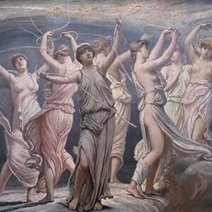 The Pleiades - Seven Sisters by Elihu Vedder - Art Print