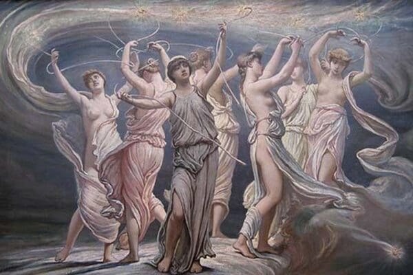 The Pleiades - Seven Sisters by Elihu Vedder - Art Print