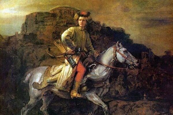 The Polish Rider by Rembrandt Van Rijn - Art Print