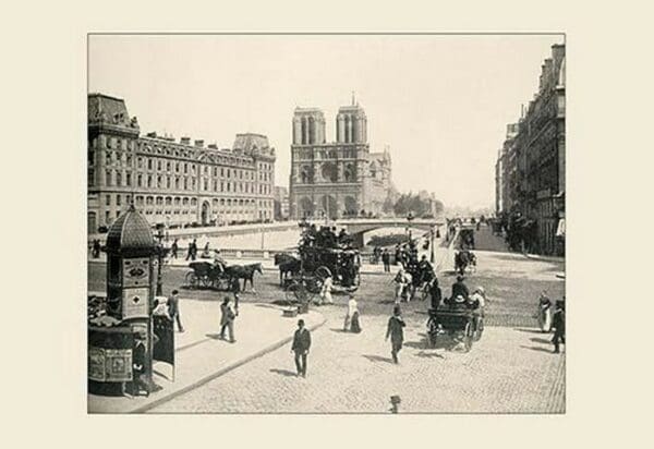 The Pont St. Michel and Notre Dame by A. Pepper - Art Print