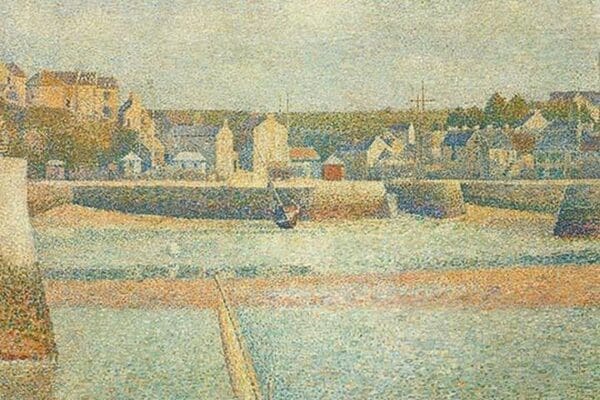 The Port and the Quay at Bessin by Georges Seurat #4 - Art Print