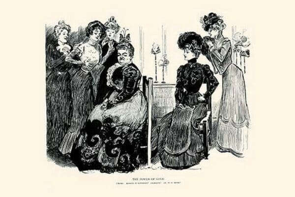 The Power of Gold by Charles Dana Gibson - Art Print