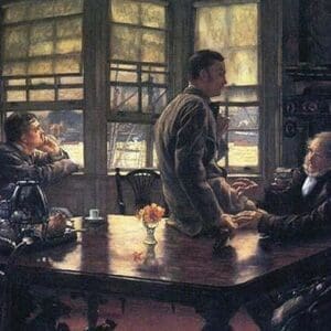 The Prodigal Son in Modern Life- The farewell by James Tissot - Art Print