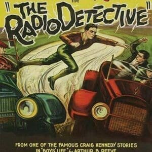 The Radio Detective - Art Print