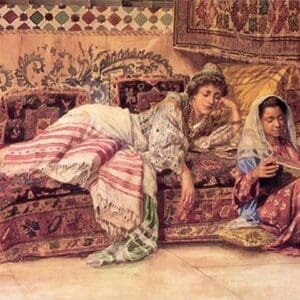 The Reader by Rudolf Ernst - Art Print