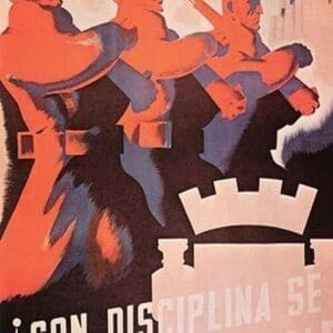 The Republic is Defended with Discipline by Parrilla - Art Print