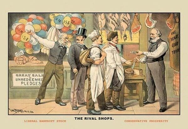 The Rival Shops by Tom Merry - Art Print