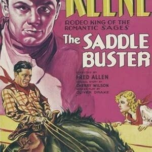 The Saddle Buster - Art Print