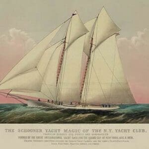 The Schooner yacht magic of the N.Y. Yacht Club - Art Print