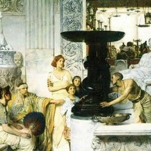 The Sculpture Gallery by Sir Lawrence Alma-Tadema - Art Print