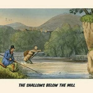 The Shallows below the Mill by Henry Alken - Art Print