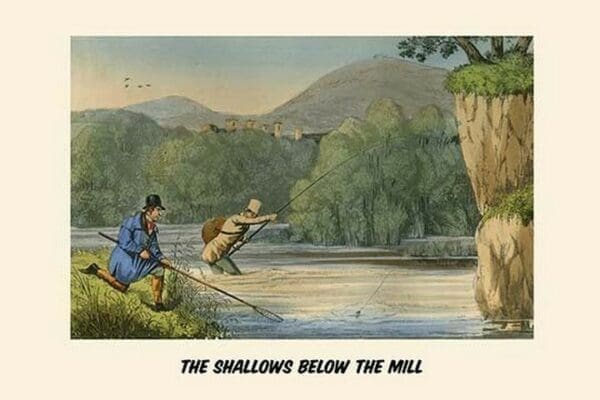 The Shallows below the Mill by Henry Alken - Art Print