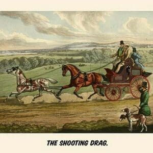 The Shooting Drag by Henry Alken - Art Print