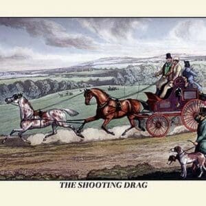 The Shooting Drag by Henry Thomas Alken - Art Print