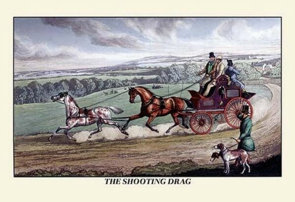 The Shooting Drag by Henry Thomas Alken - Art Print