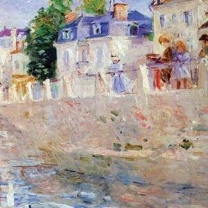 The Sky in Bougival by Berthe Morisot - Art Print