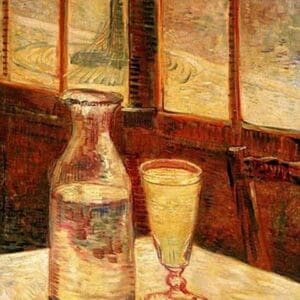 The Still Life with Absinthe by Vincent van Gogh - Art Print