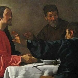 The Supper at Emmaus by Velazquez - Art Print