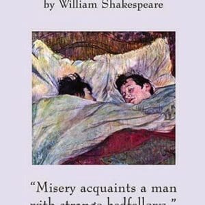 The Tempest - Strange Bedfellows by William Shakespeare - Art Print