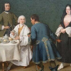 The Temptation by Pietro Longhi - Art Print