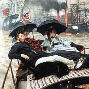 The Thames by James Tissot - Art Print