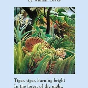 The Tiger by William Blake - Art Print