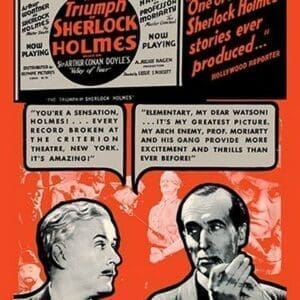 The Triumph of Sherlock Holmes - Art Print