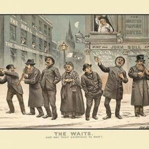 The Waits! by Tom Merry - Art Print