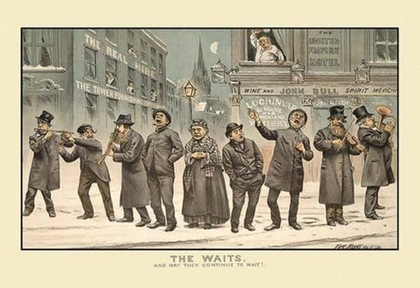 The Waits! by Tom Merry - Art Print