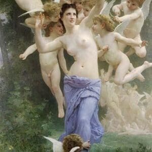 The Wasps Nest by William Bouguereau - Art Print