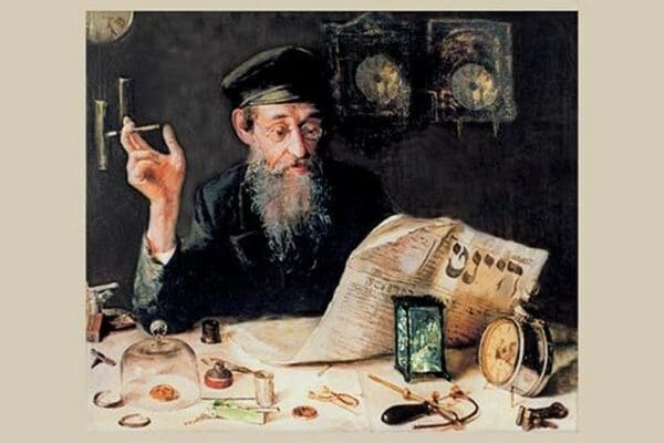 The Watch Maker by Yehuda Pen - Art Print