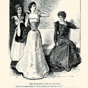 The Watchful Eye of Caution by Charles Dana Gibson - Art Print