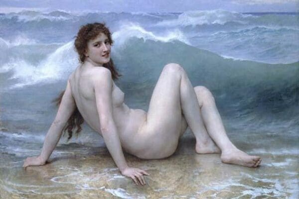 The Wave by William Bouguereau - Art Print