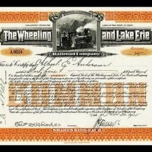 The Wheeling and Lake Erie Railroad Company - Art Print