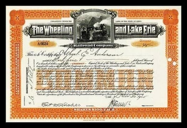 The Wheeling and Lake Erie Railroad Company - Art Print