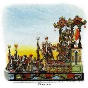 Theatre - Mardi Gras Parade Float Design - Art Print