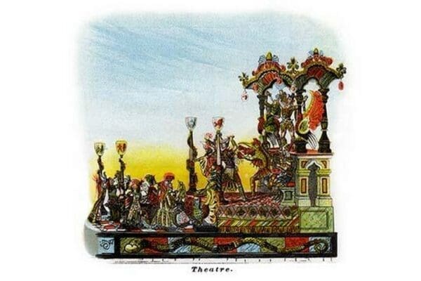 Theatre - Mardi Gras Parade Float Design - Art Print