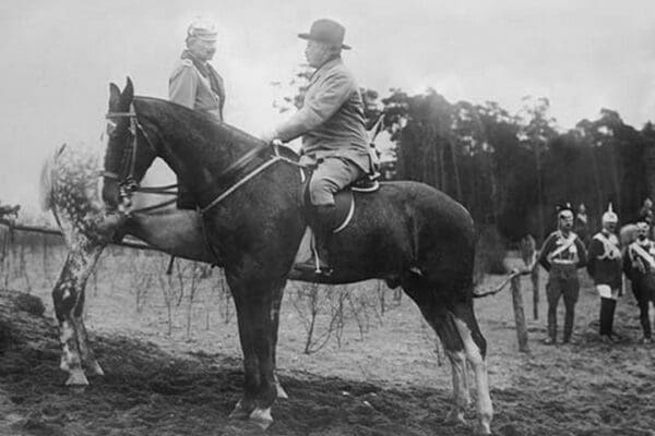 Theodore Roosevelt Greets the German Kaiser