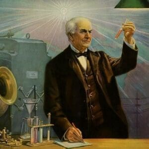 Thomas Alva Edison - Art Print