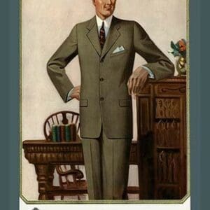 Three-Button Conservative Sack - Art Print