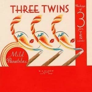 Three Twins Mild Panatelas - Art Print