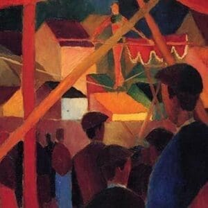 Tightrope by August Macke - Art Print