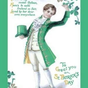 To Greet You On St. Patrick's Day - Art Print