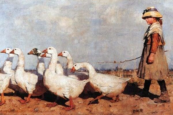 To Pasture New by James Guthrie - Art Print