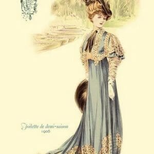 Toilette de Demi-Saison: Boating Gown - Art Print