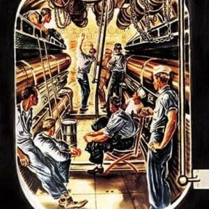 Torpedo Room by George Ghrieber - Art Print