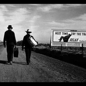 Toward Los Angeles by Dorothea Lange - Art Print