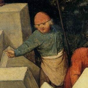 Tower of Babel - Detail - by Pieter the Elder Brueghel #5 - Art Print