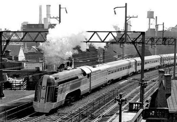 Train Pulling Out Of Station